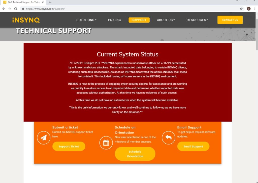 Insync.com Ransomware Attack!