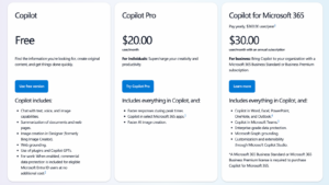 Copilot Plans
