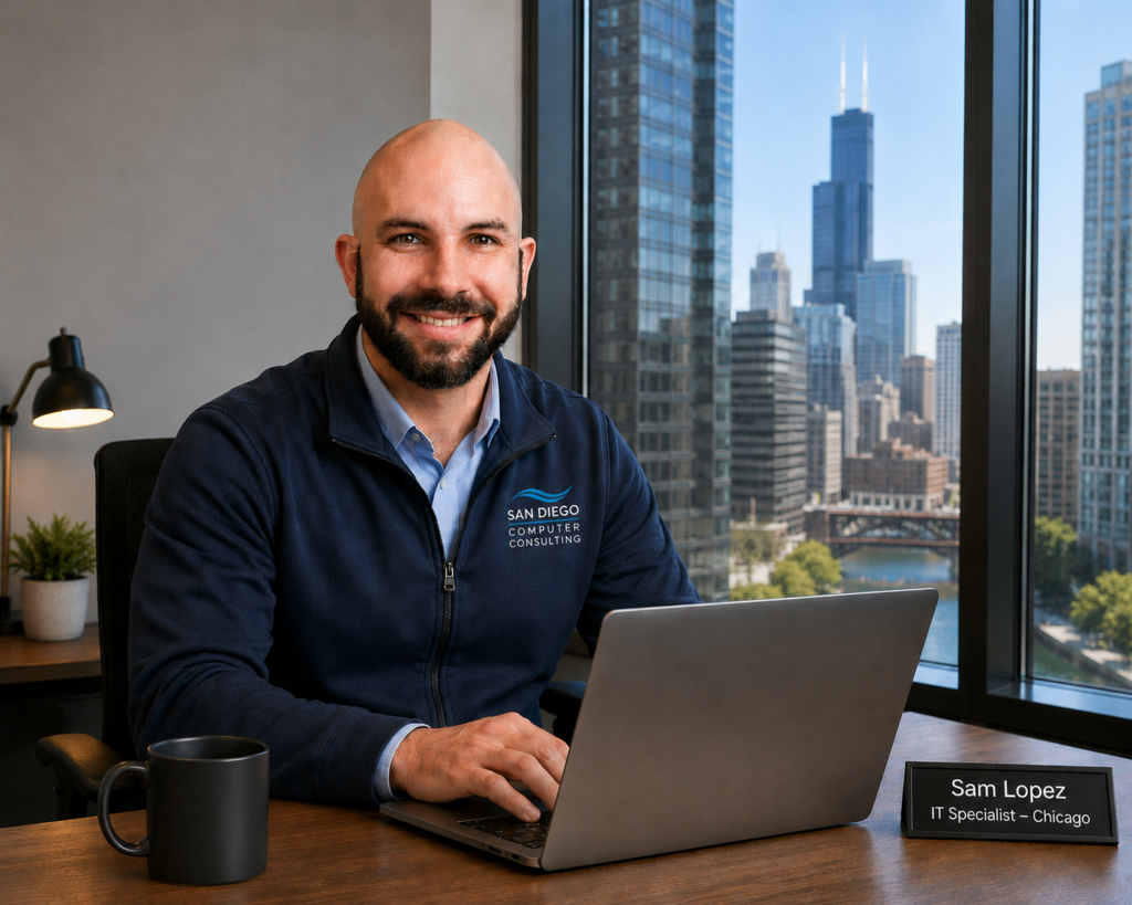 San Diego Computer Adds IT Support in Chicago Area